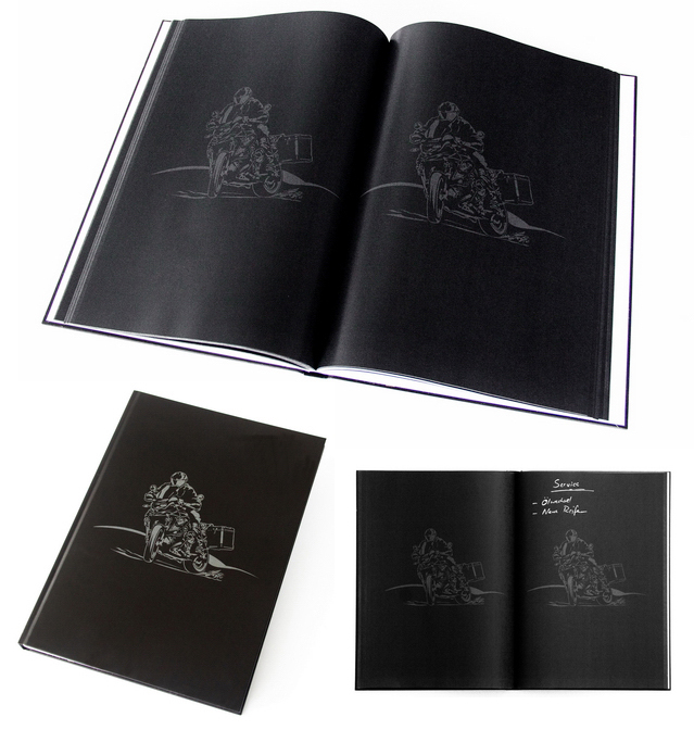 "GS - Write on Black" notebook